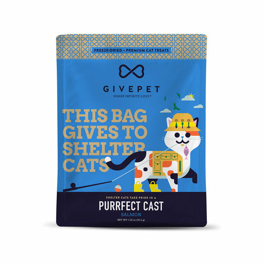 GivePet Purrfect Cast Freeze-Dried Cat Treats