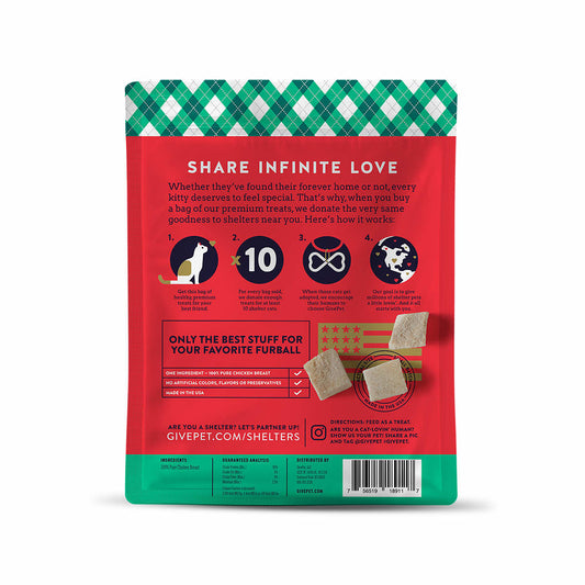 GivePet Santa Claws Freeze-Dried Cat Treats