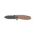 Squid XM Frame Lock Knife Brown