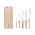 Parallele Chef Knife Set with Beech Wood Block