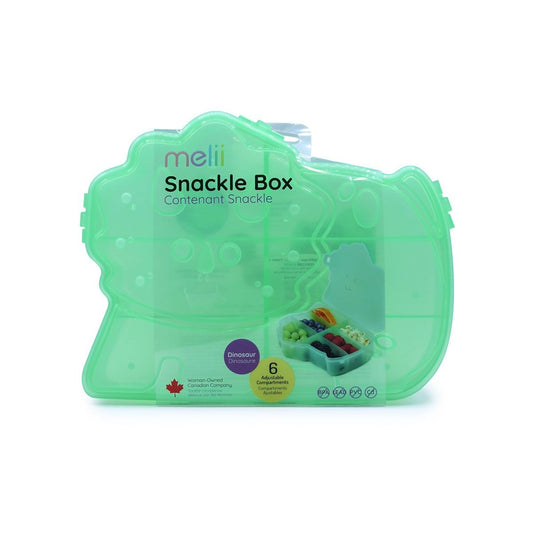 Harold Import Melii 6 Compartment Animal Snackle Dino Box