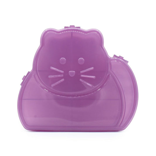 Harold Import Melii 7 Compartment Animal Snackle Cat Box