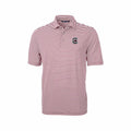 Men's University of South Carolina Virtue Eco Pique Stripe Men's Polo Shirt Red Cht