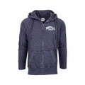 Bay Pointe Knoxville Burnwash Full Zip Hoodie Charcoal