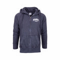 Bay Pointe Roanoke Burnwash Full Zip Hoodie Charcoal
