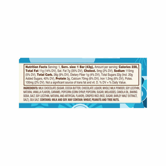 Mast Store Provisioners Poppy Hand-Crafted Popcorn Candy Bar
