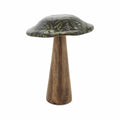 Wooden Mushroom Figurine Large