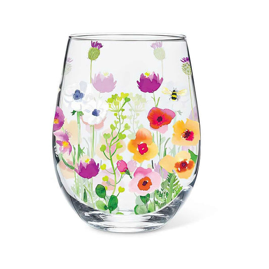Abbott Bee Garden Stemless Wine Glass