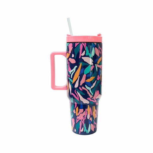 Mary Square Wishing Pool To-Go Handle Tumbler - 40 Ounce