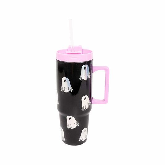 Mary Square Ghosts To-Go Handle Tumbler - 30 Ounce