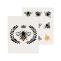 Abbott Swedish Bee in Crest Dishcloths - 2 Pack