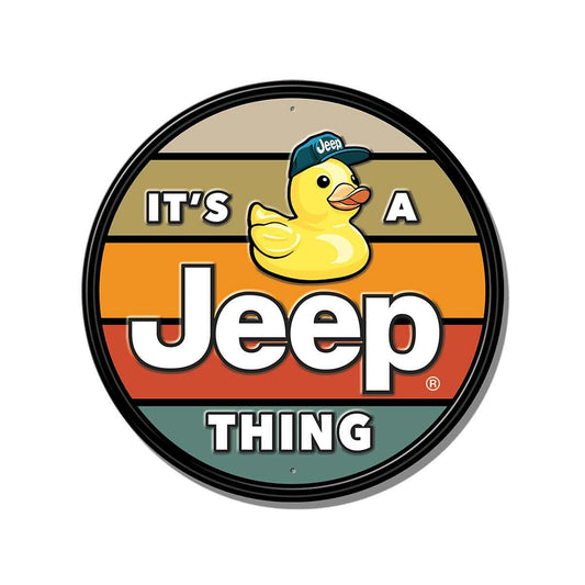 It's A Jeep Thing Round Sign