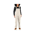 Women's Rugged Flex Loose Fit Canvas Overalls Natural