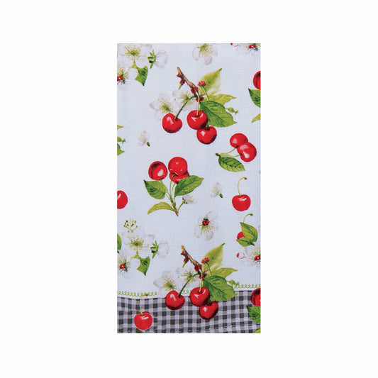 Kay Dee Sweet Cherry Toss Dual Purpose Terry Towel