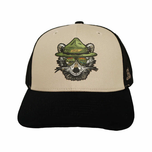 Wild Tribute Ranger Ramble TN State Parks Raccoon Trucker Hat Stone