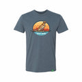 Wild Tribute SUP Dog Short Sleeve T-Shirt Indigo