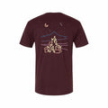 Wild Tribute En Fuego Short Sleeve T-Shirt Oxblood