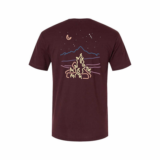 Wild Tribute En Fuego Short Sleeve T-Shirt Oxblood