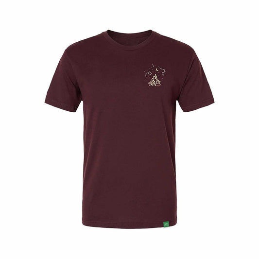 Color swatch for Wild Tribute En Fuego Short Sleeve T-Shirt in Oxblood
