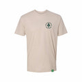 Wild Tribute Appalachian Trail Map Short Sleeve T-Shirt  Sand