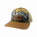 Wild Tribute The Mountains Are Calling Trucker Hat Brown Khaki