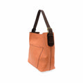 Joy Susan Classic Hobo Handbag  Peach Coffee