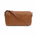 Joy Susan Esme Barrel Shoulder Crossbody Handbag Brownie
