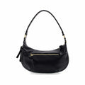 Joy Susan Yvette Expandable Zip Hobo Crossbody Handbag  Black