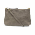Joy Susan Lovey Top Zip Crossbody Handbag Heathered Grey