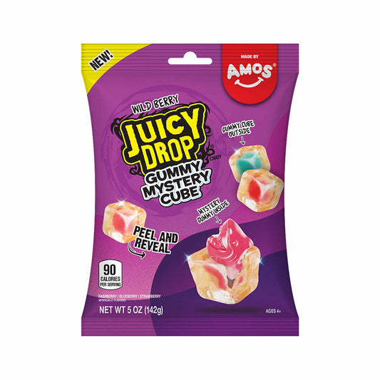 Bazooka Juicy Drop Gummy Mystery Cubes - Wild Berry