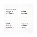 P Graham Dunn You're My Type Coaster Set
