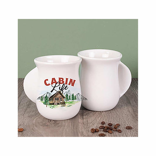 P Graham Dunn Handwarmer Cabin Life Mug