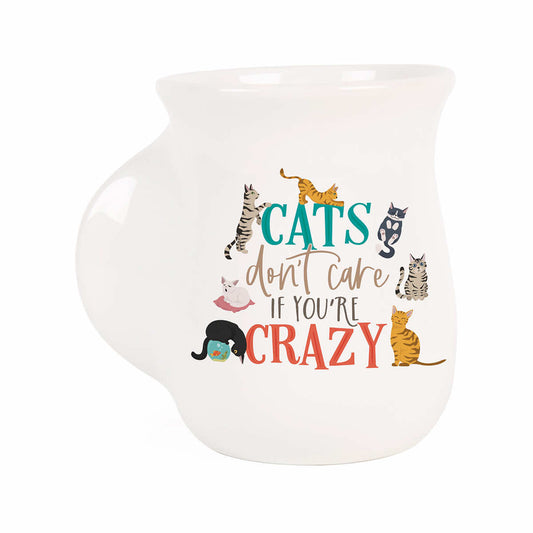 P Graham Dunn Handwarmer Cats Don't Care Mug