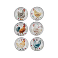 Ganz Watercolor Chicken Glass Magnets