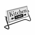 Ganz Embossed Kitchen Is Open/Closed Spinning Sign