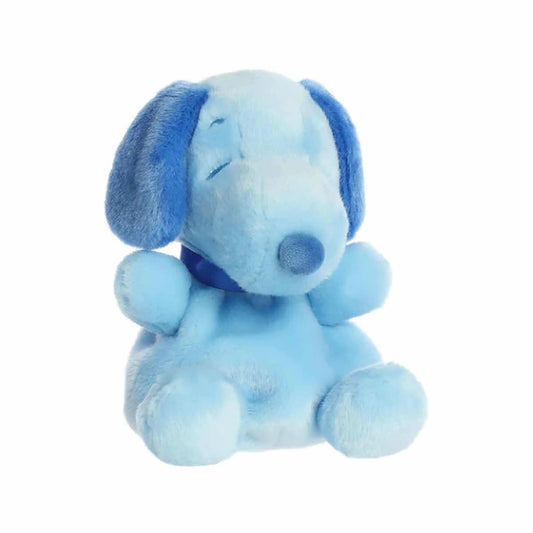 Aurora World Peanuts Blue Snoopy Palm Pals Plush Toy - 5 Inch