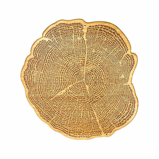 Totally Bamboo Tree of Life Engraved Serving Board
