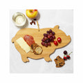 Totally Bamboo Pig Shaped Cutting Board