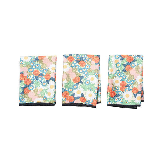 Once Again Home Co. Mary Engelbreit Vintage Calico Mighty Mini Towels - Set of 3