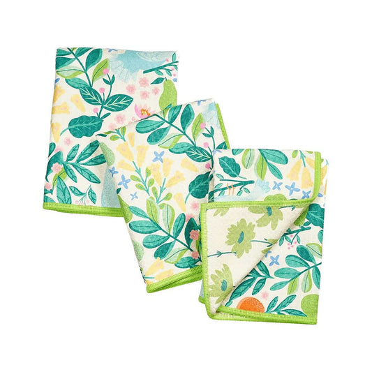 Once Again Home Co. Mable Tan Partridge Family Mighty Mini Towels - Set of 3