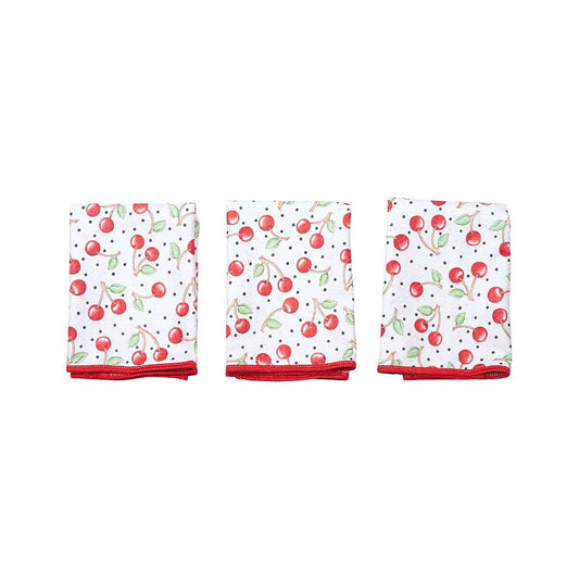 Once Again Home Co. Mary Engelbreit Cherry Harvest Mighty Mini Towels - Set of 3