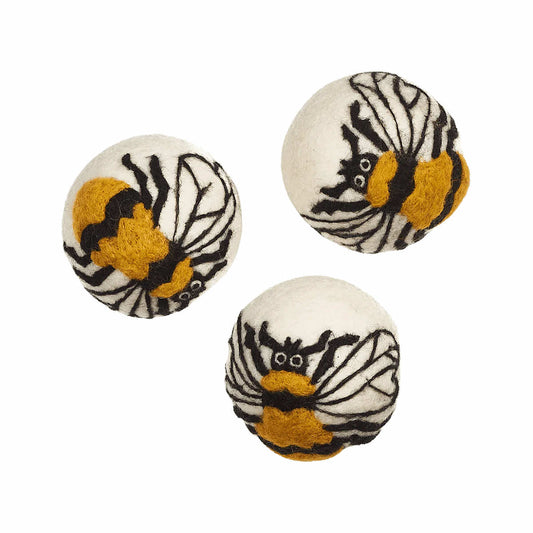 Once Again Home Co Bumblebee Wool Laundry Dryer Balls