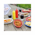 TableCraft Red, White & Blue Oval Plastic Basket - Pack of 6