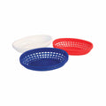 TableCraft Red, White & Blue Oval Plastic Basket - Pack of 6