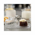 TableCraft Glass Dessert Dish with Lid