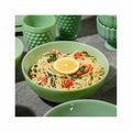 TableCraft Jadeite Glass Collection 32-Ounce Round Bowl