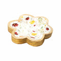 WT Collection Wildflower Enamel Daisy Tray Large