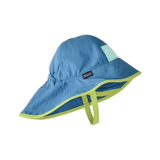 Patagonia Baby and Toddler Block-the-Sun Hat Shore Blue