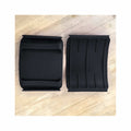 WOW GEAR GRIPmitt® Black Silicone Kitchen & BBQ Mitts - Set of 2