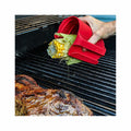 WOW GEAR GRIPmitt® Red Silicone Kitchen & BBQ Mitts - Set of 2